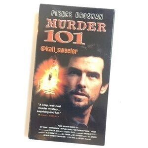 Vintage & RARE MURDER 101 (1990) Pierce Brosnan - VHS